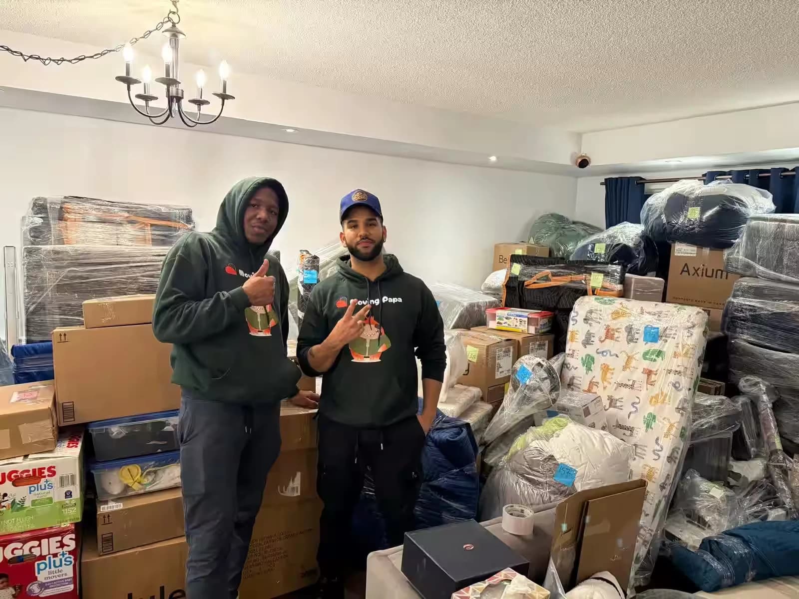 Warehouse Moving Background